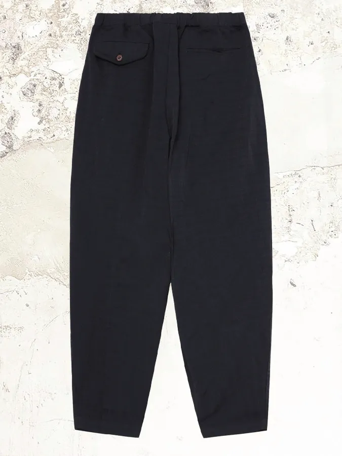 Black Comme Des Garçons drop-crotch trousers