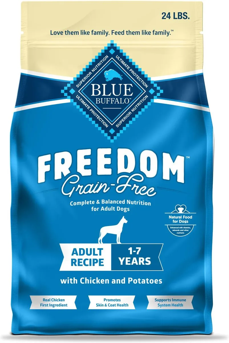 Blue Buffalo Freedom Adult Grain-Free Chicken & Potatoes Dry Dog Food