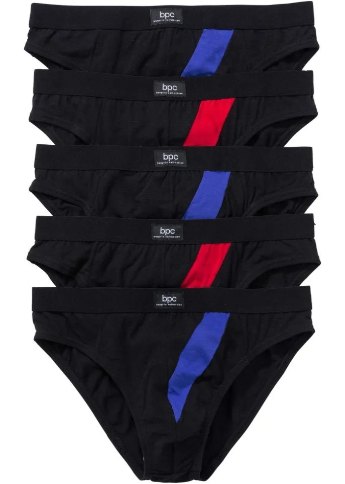 Briefs (pack of 5 pieces) Bpc Bonprix Collection, black