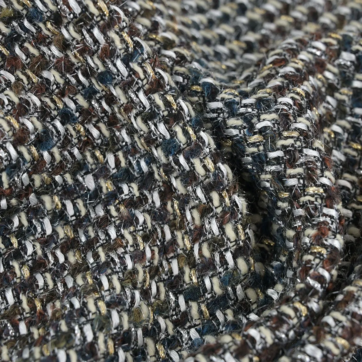 Brown Tweed Fabric 97199