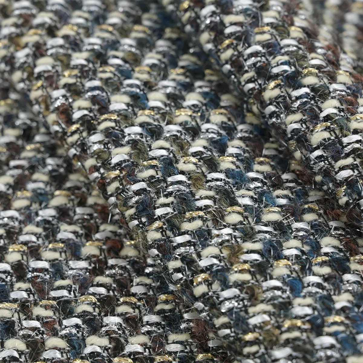 Brown Tweed Fabric 97199