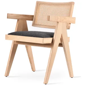 Caned Chair Pierre J Soft Seat Natural Cane Chairs