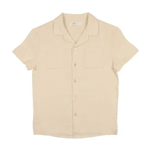 CCB Cream Button Down Linen Shirt