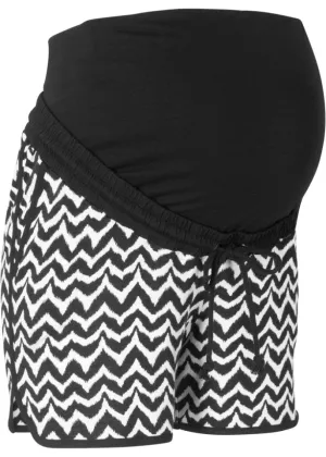 Comfortable maternity shorts for warm days Bpc Bonprix Collection, white