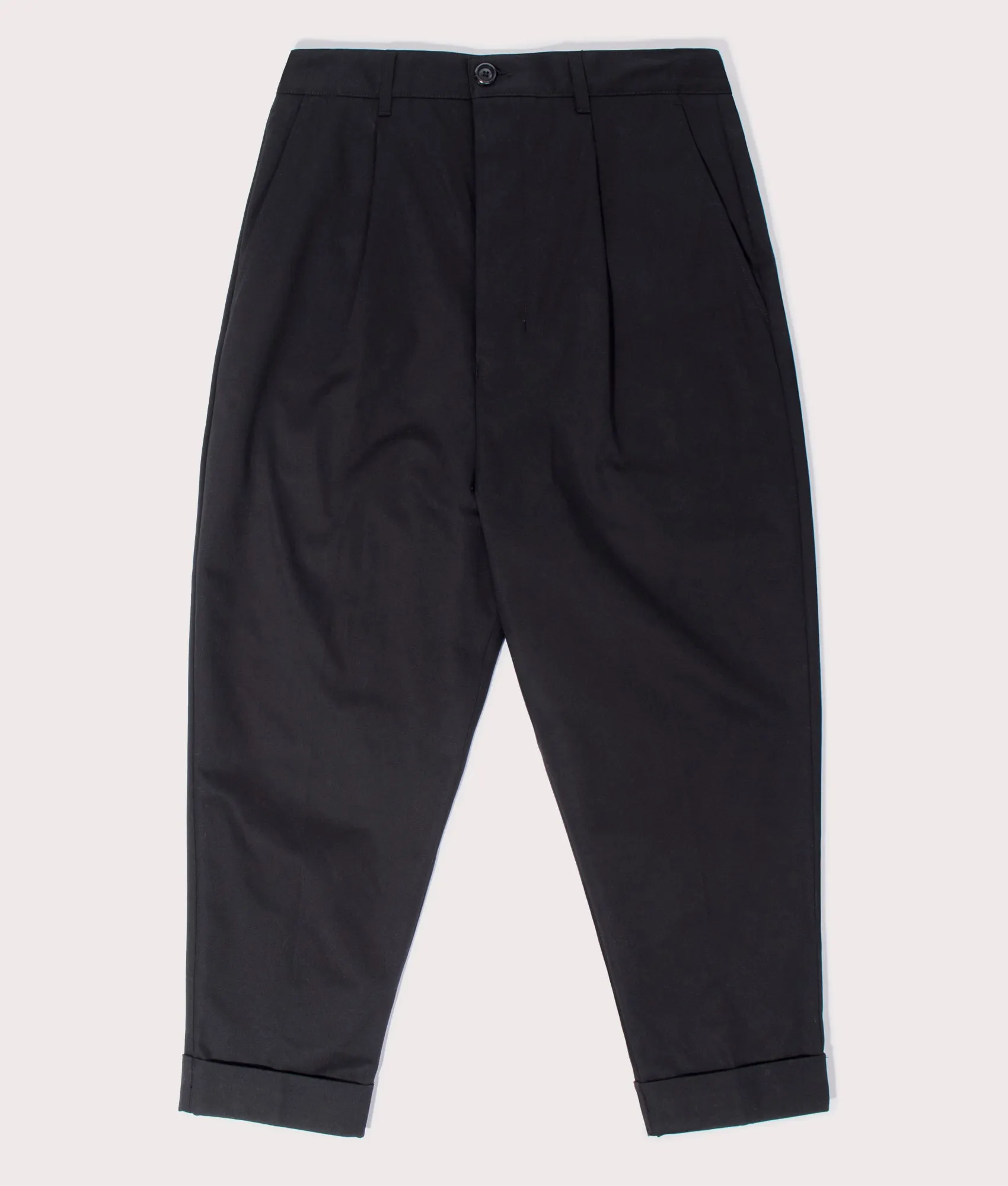 Cropped Carrot Trousers