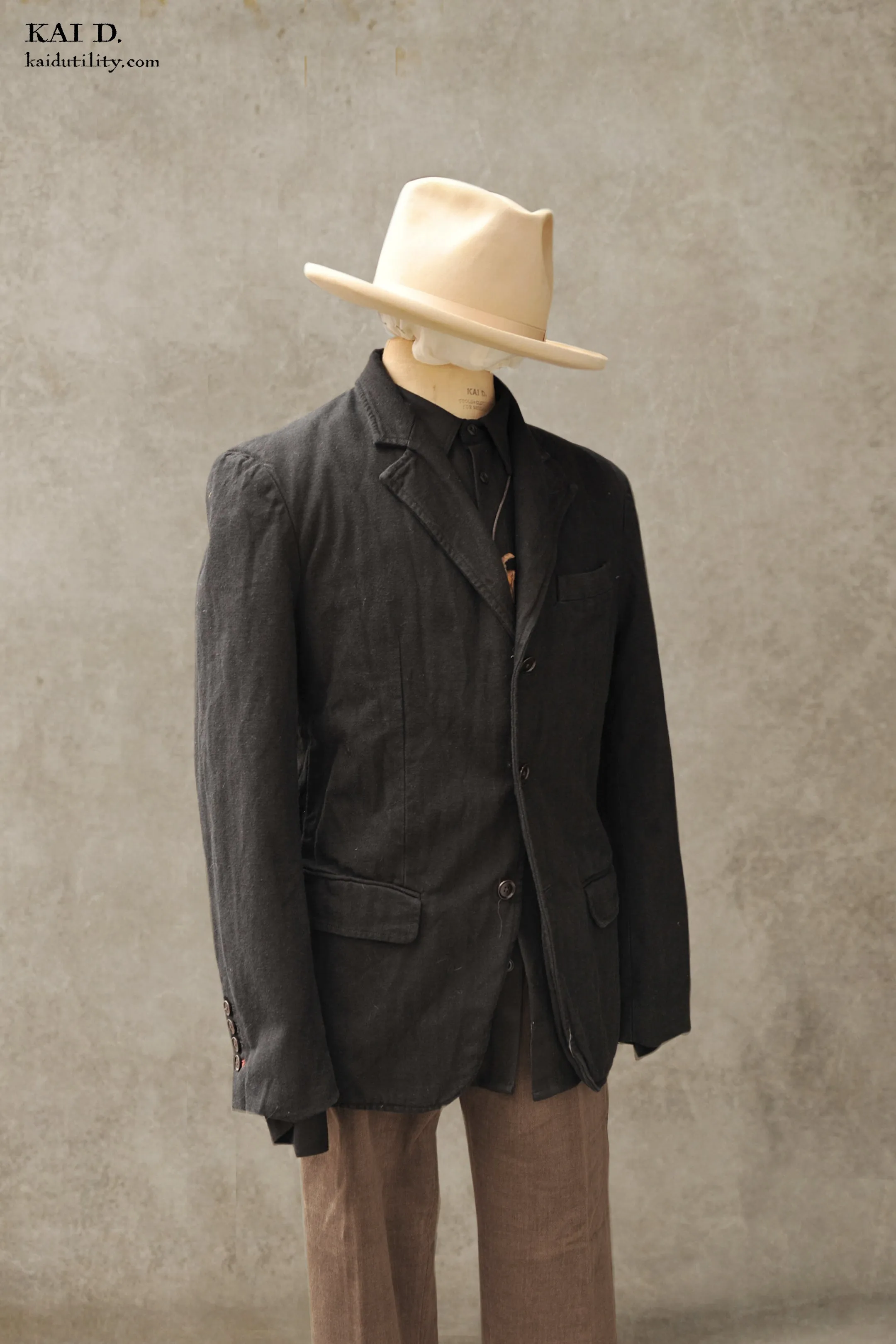 Dawson Blazer - Overdyed Cotton Herringbone - L