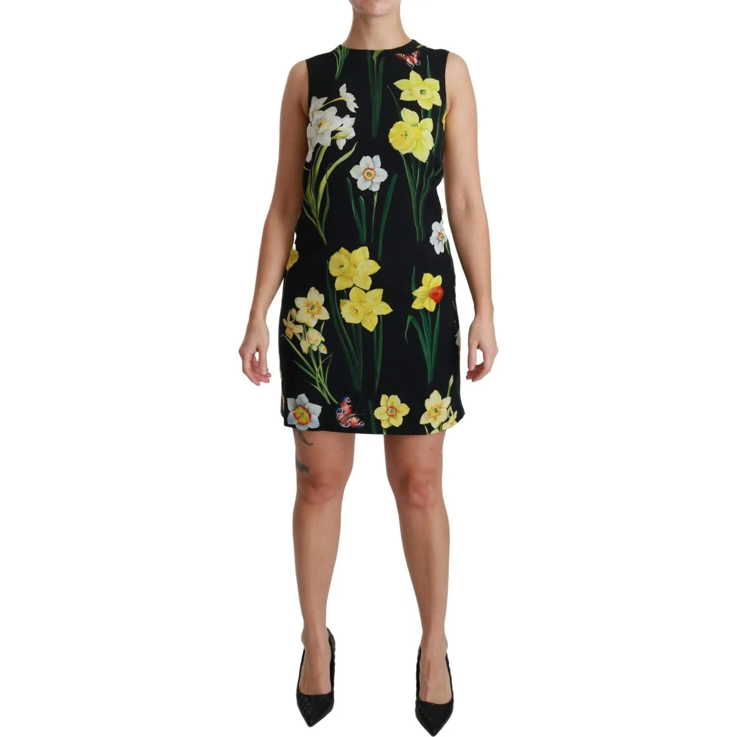 Dolce & Gabbana Floral Sheath Mini Dress - Elegance Redefined