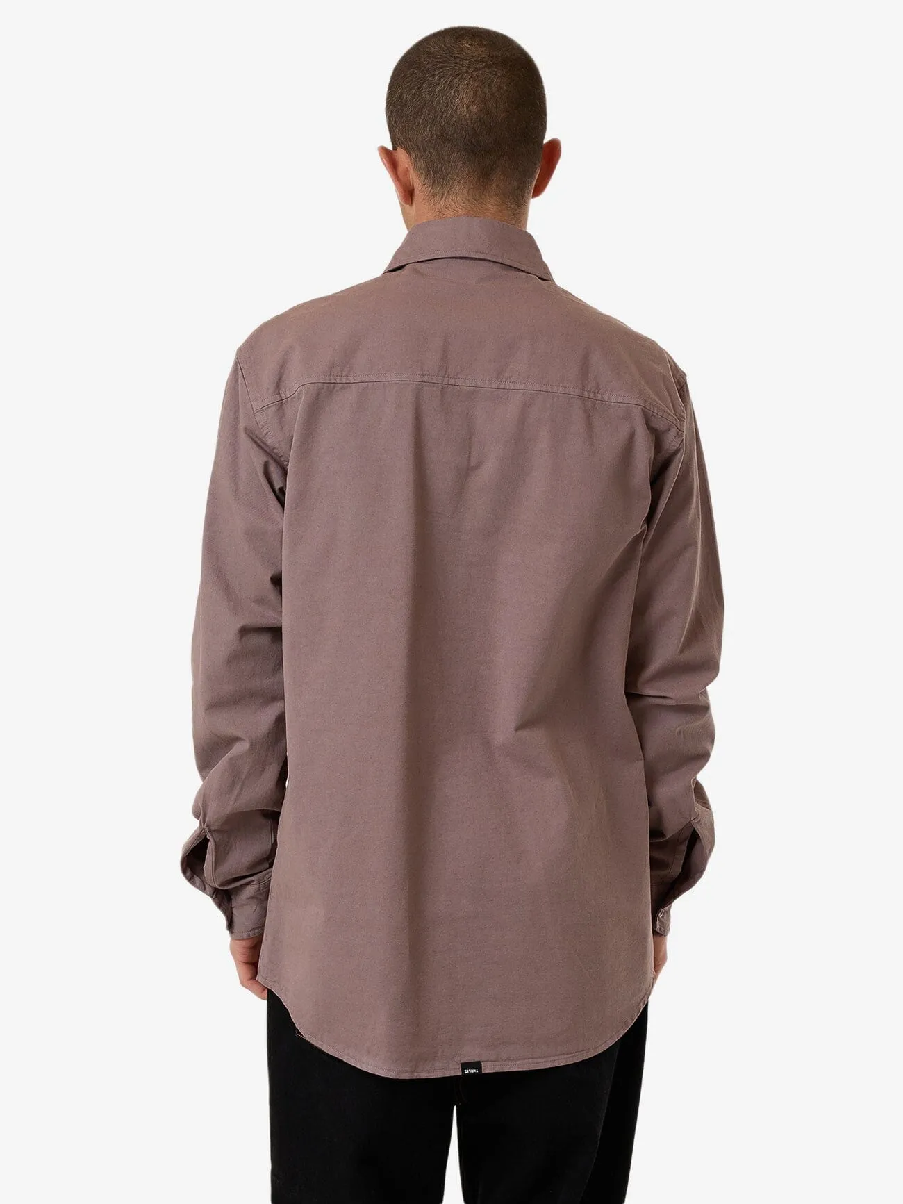 Double Meaning Long Sleeve Shirt - Dove