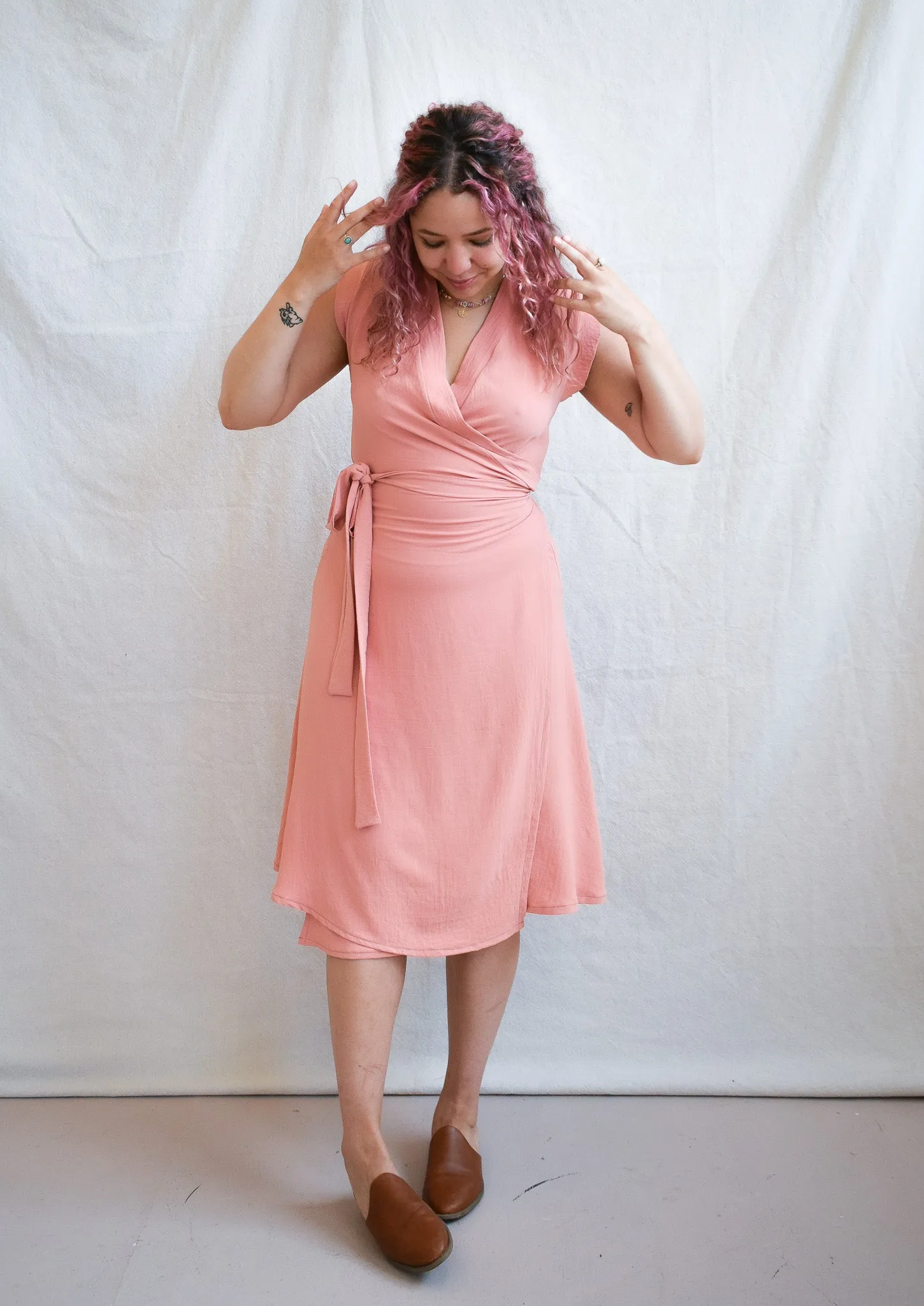 Francis Dress in Coral