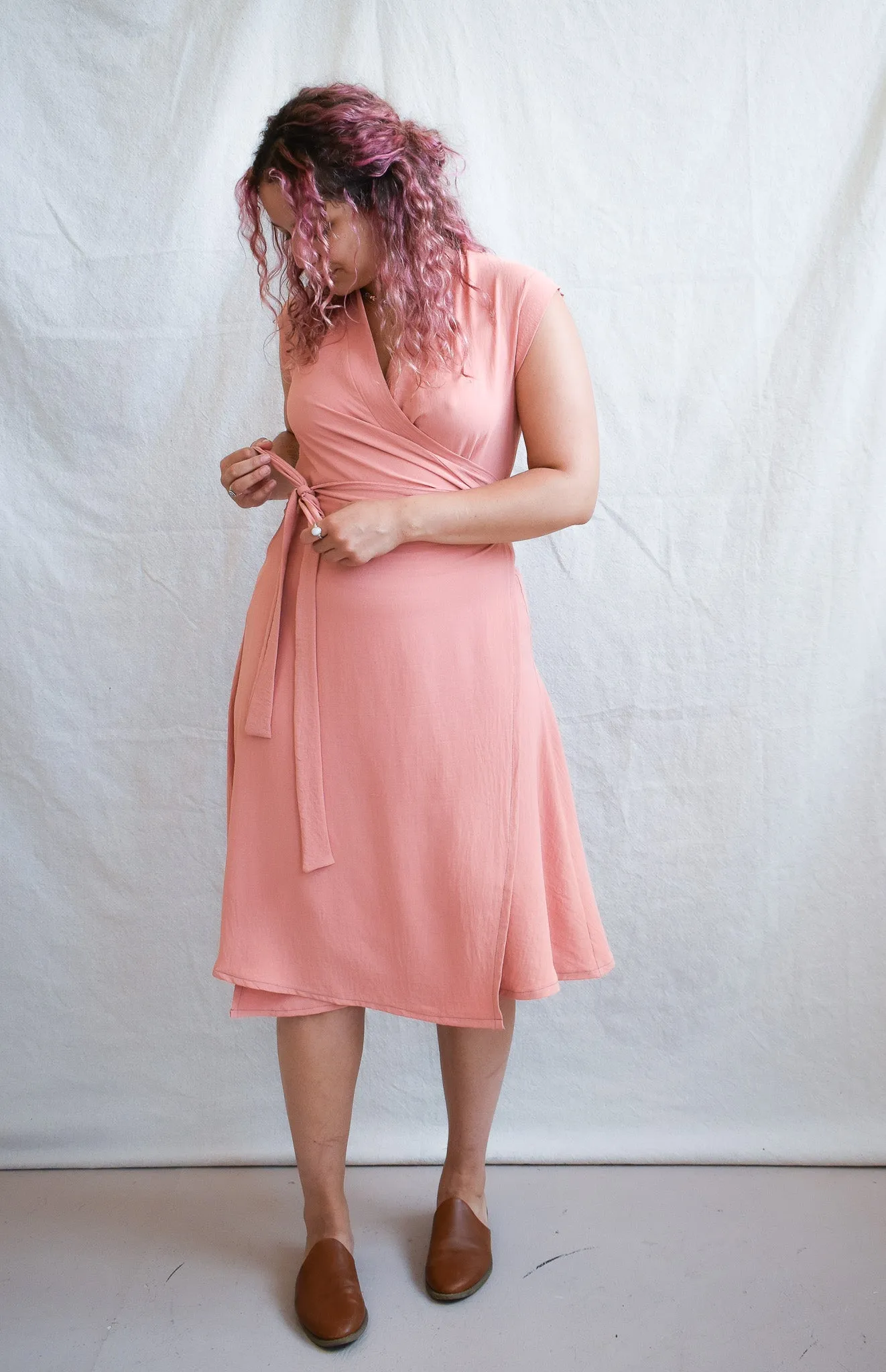 Francis Dress in Coral