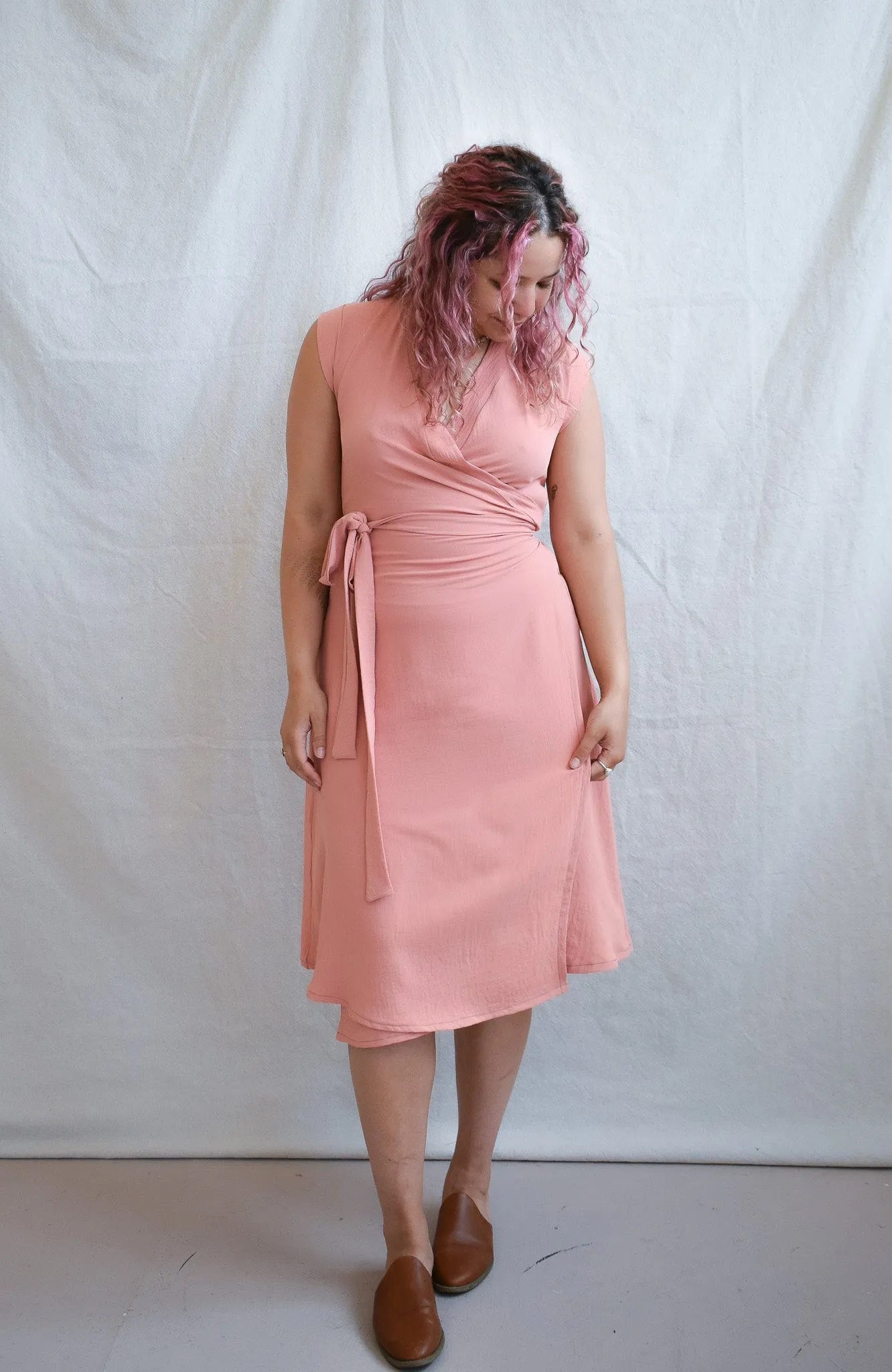 Francis Dress in Coral