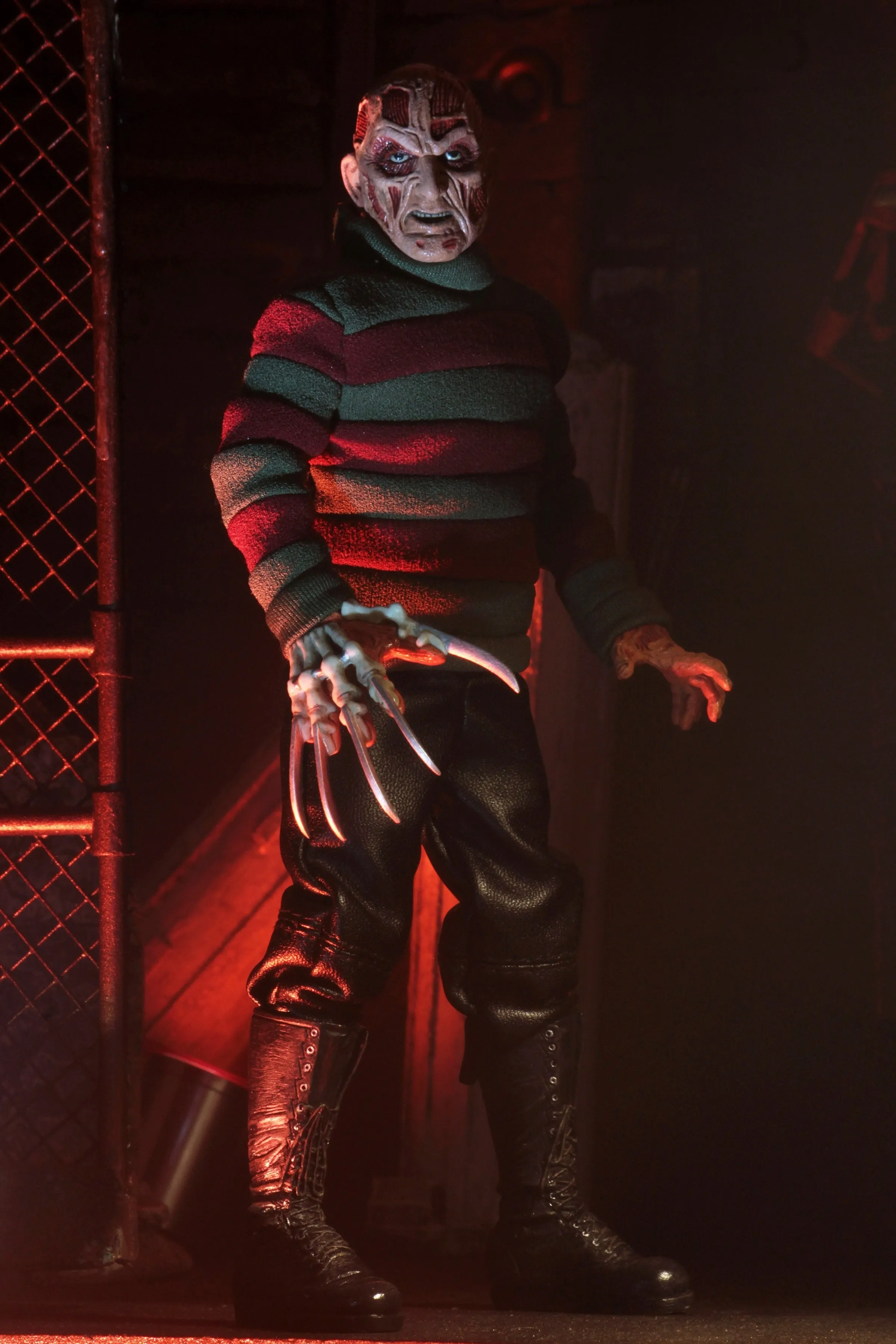 Freddy Kreuger - 8” Clothed Action Figure - Nightmare on Elm Street - NECA Collectibles