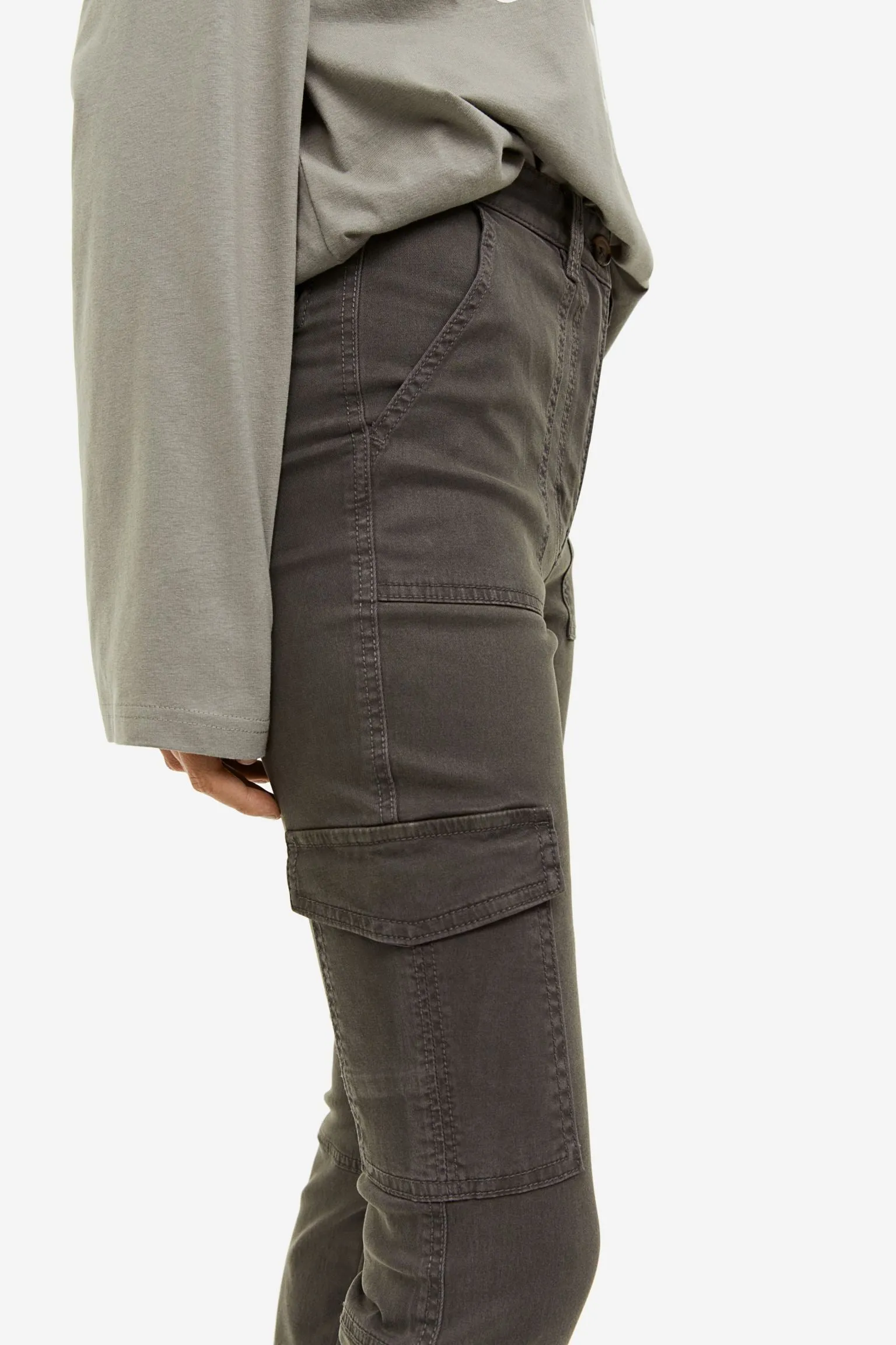 H&M Twill Cargo pants, khaki