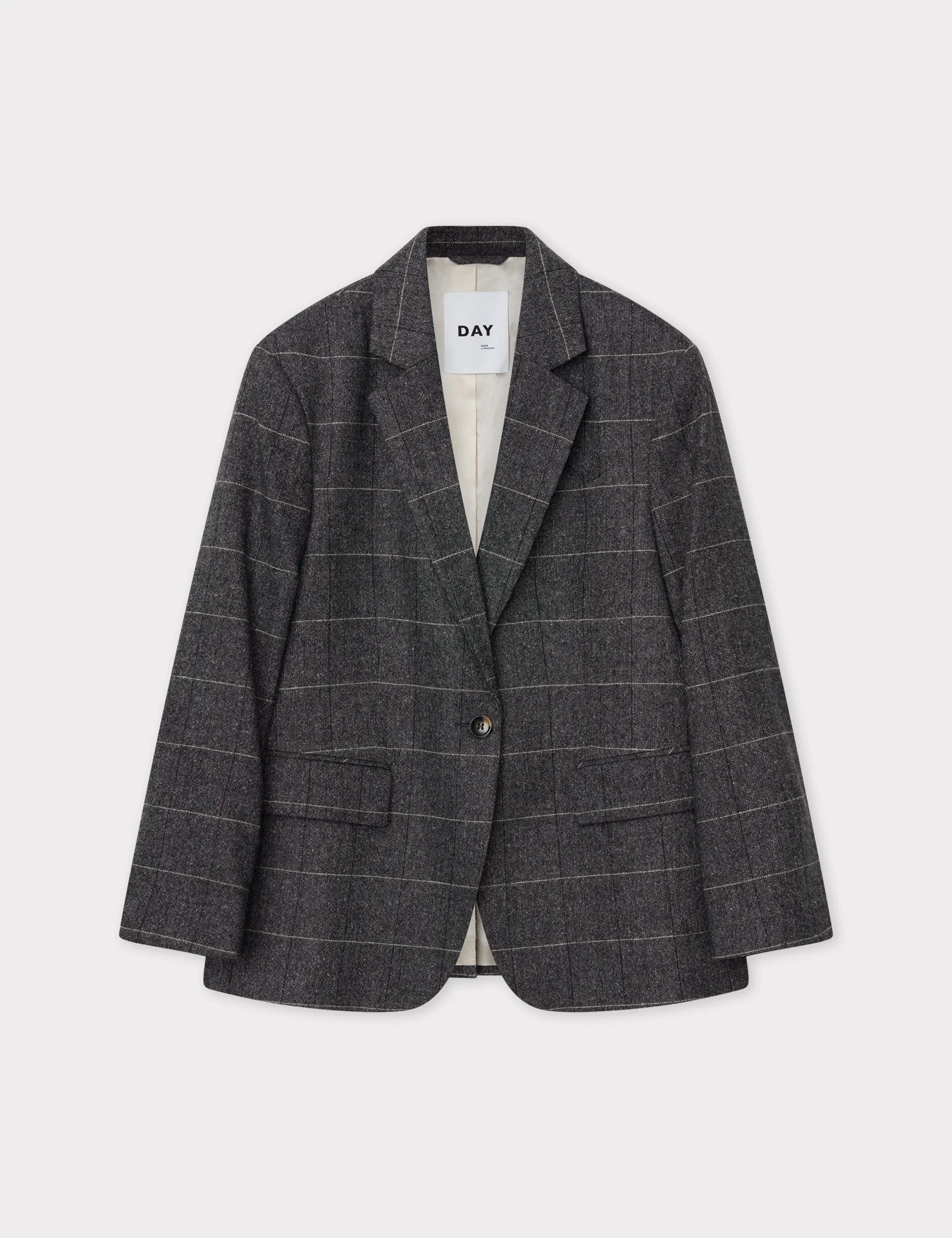 HESTER ALL TIME CHECK BLAZER | GREY MEL