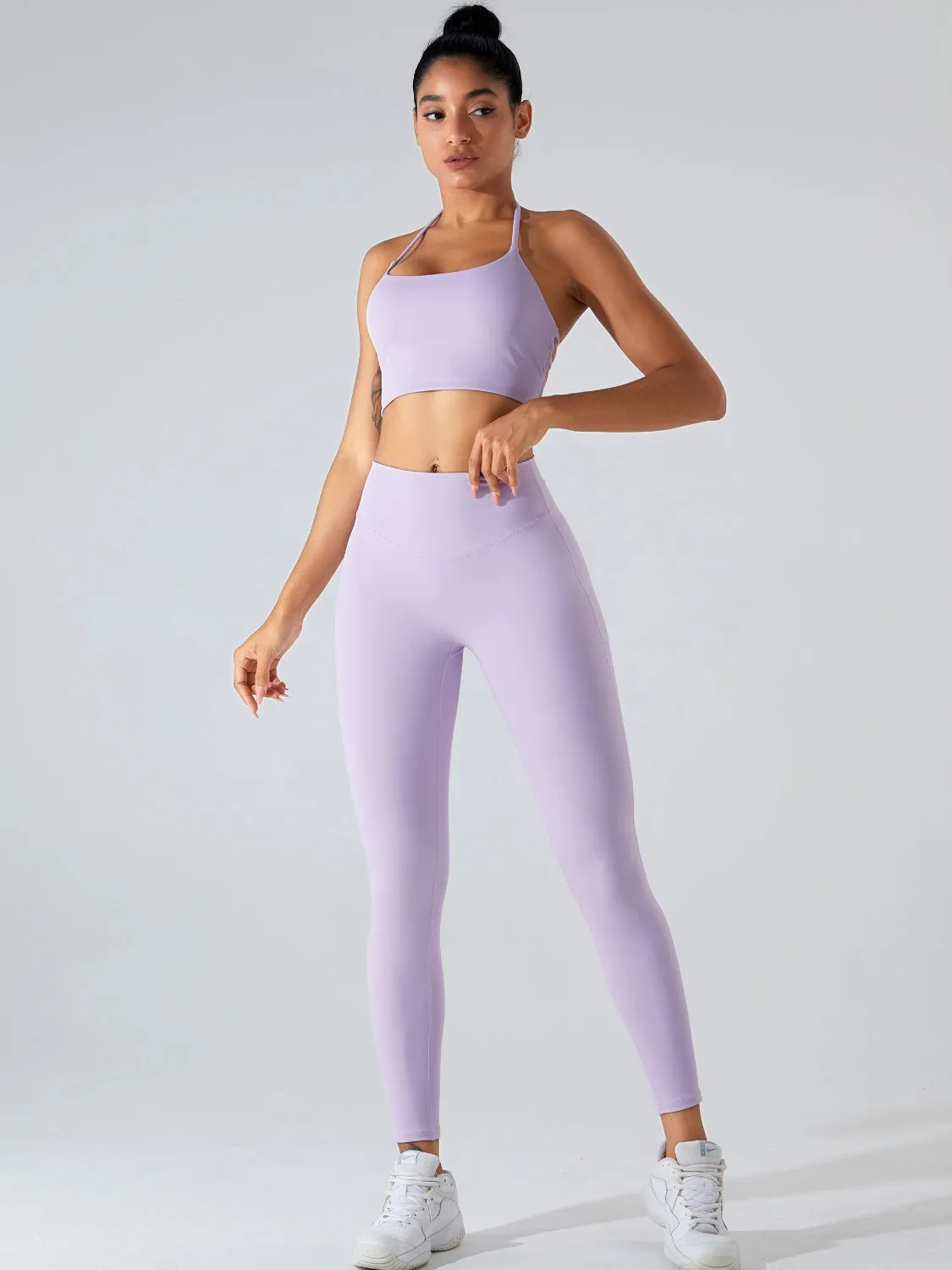 High Waist Wide Waistband Active Leggings