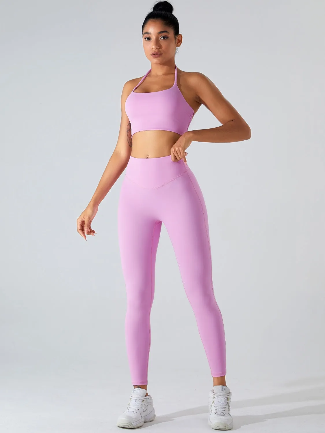 High Waist Wide Waistband Active Leggings