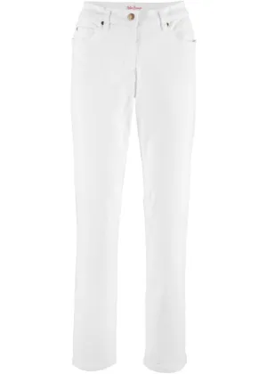 John Baner Jeanswear Best Selling Straight Stretch Jeans, White