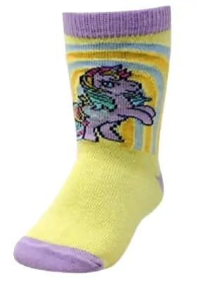 Kids Ankle Length Socks:Little Pony:Yellow