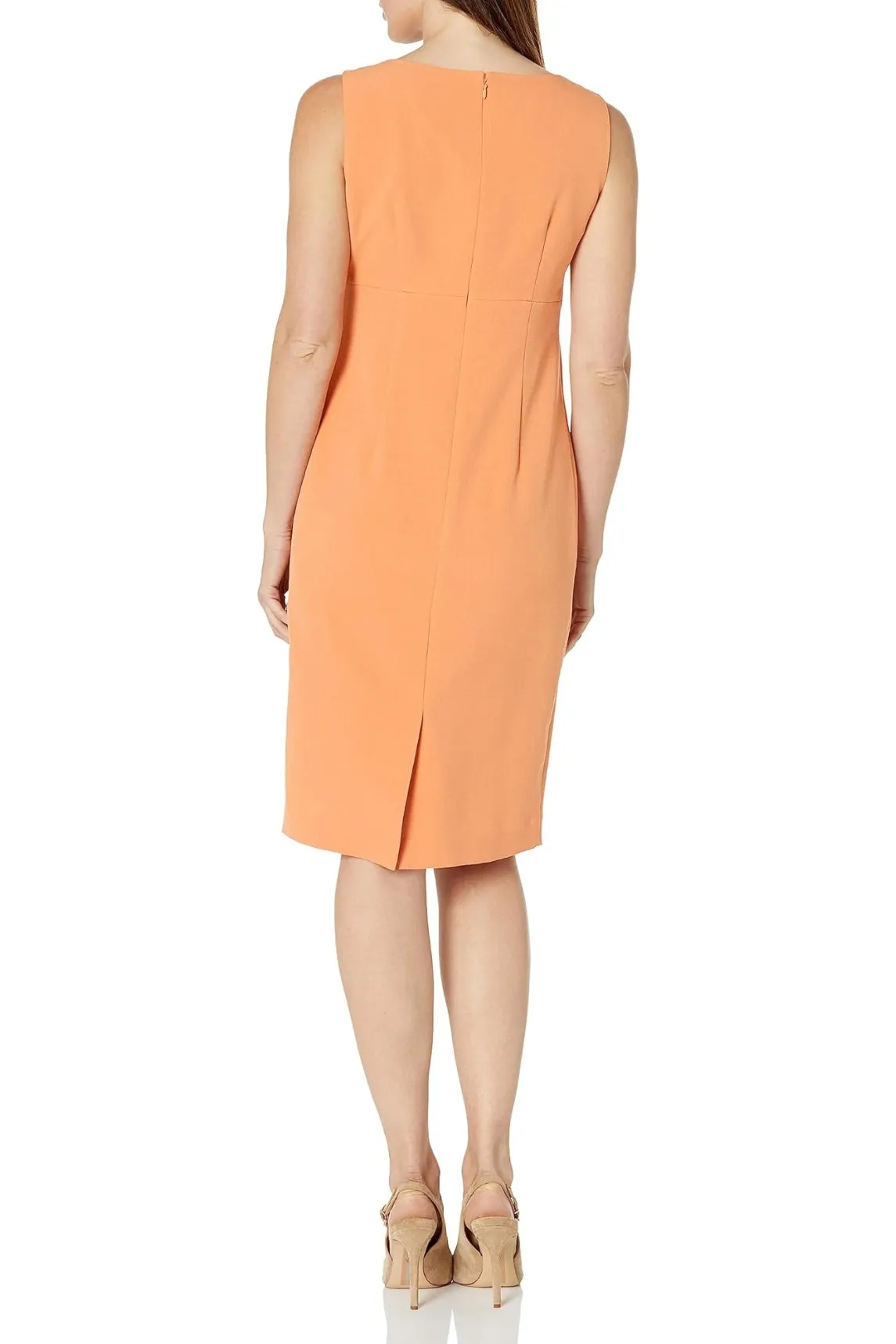 Le Suit Crepe Sheath Jacket Dress