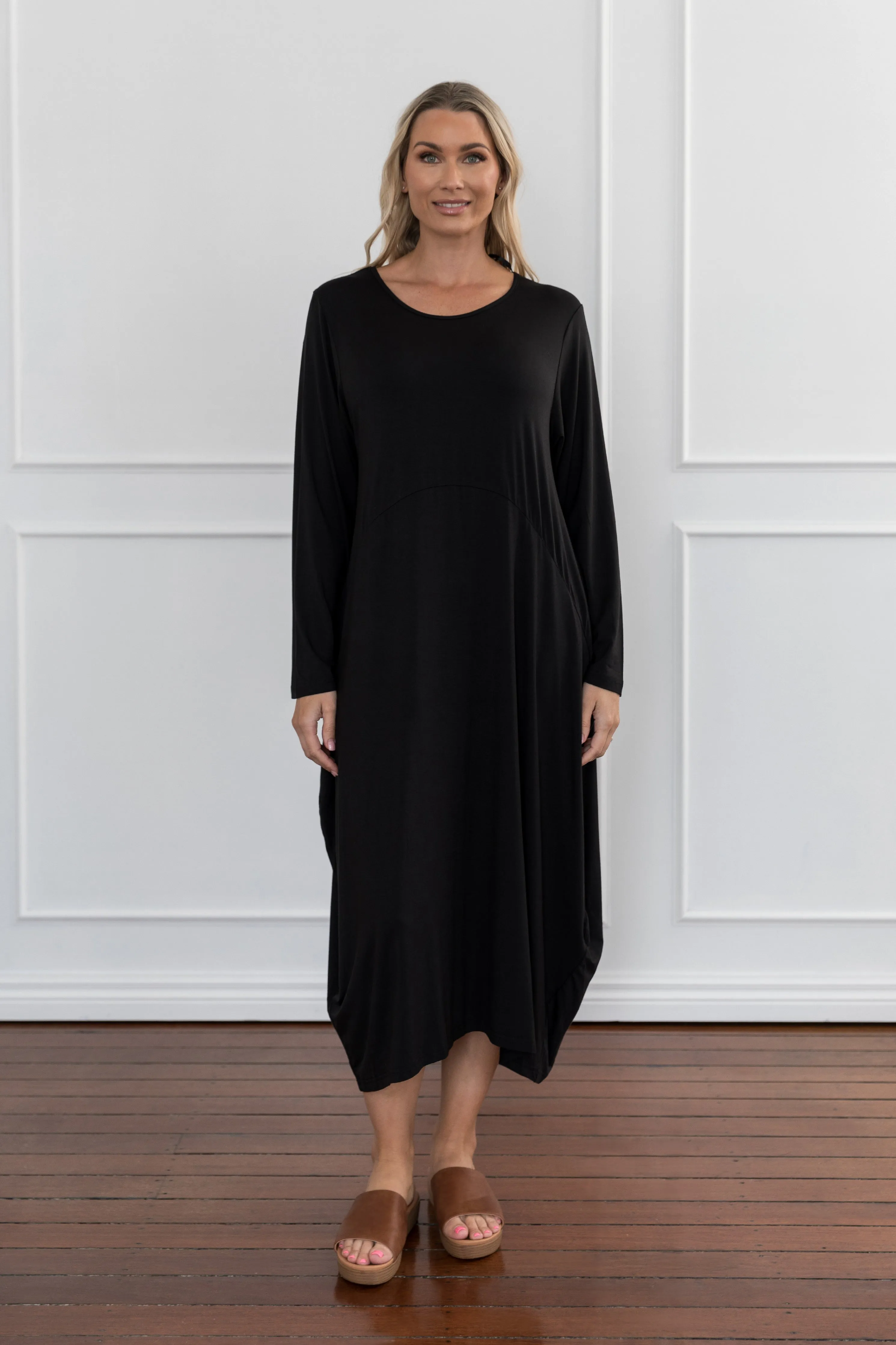 Long Sleeve Soho Dress | Black