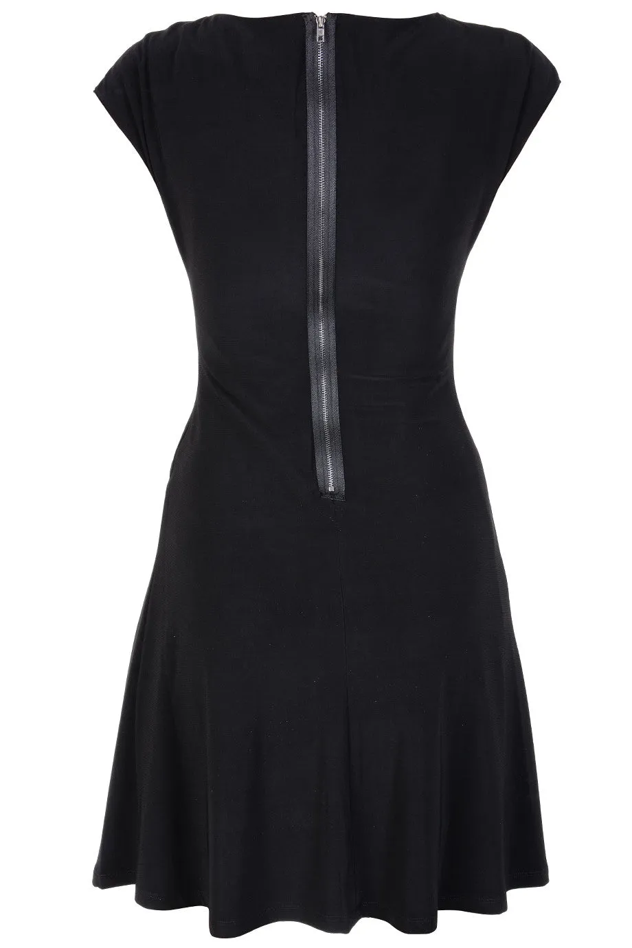 MARYANNE Black Wrap Dress