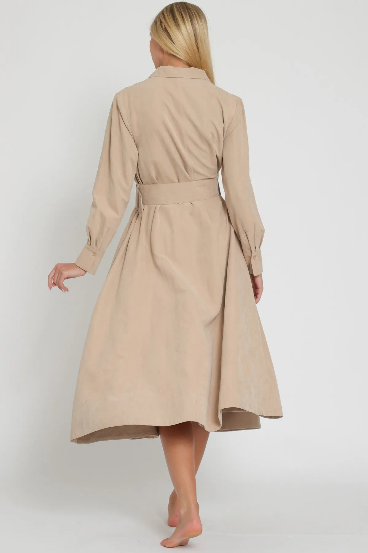 Mayci Belted Midi Dress