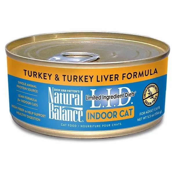 Natural Balance Limited Ingredient Diet Indoor Cat Turkey & Turkey Liver