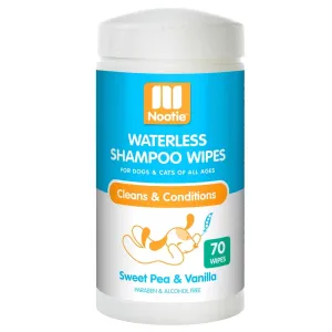 Nootie Waterless Shampoo Cat & Dog Wipes (Sweet Pea & Vanilla) 70ct