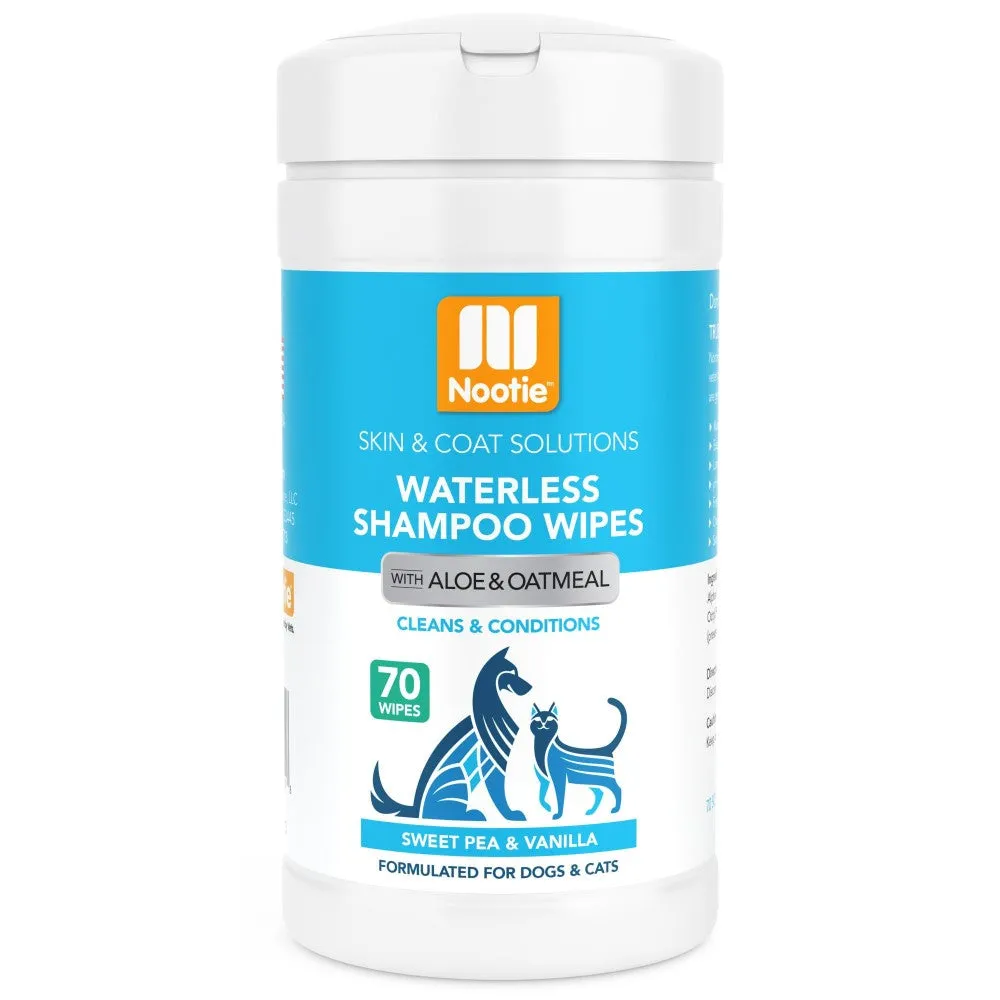 Nooties Waterless Shampoo Wipes Sweet Pea & Vanilla 70 ct.