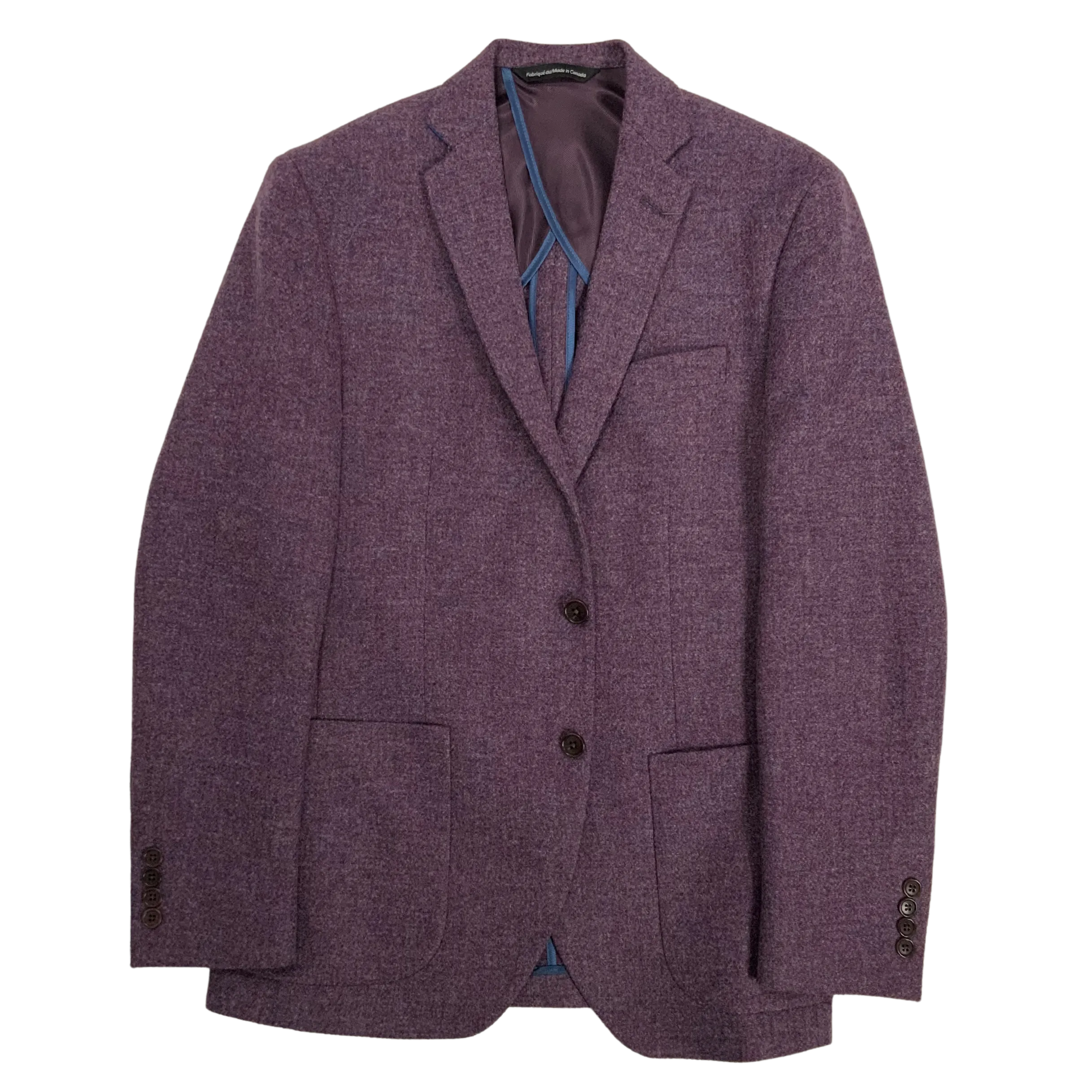 Orchid Tweed Two Button Wool Sport Jacket