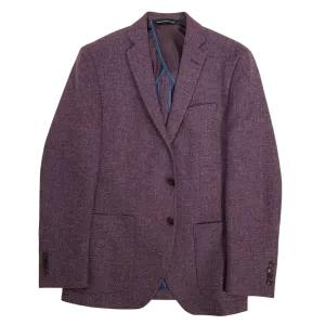 Orchid Tweed Two Button Wool Sport Jacket