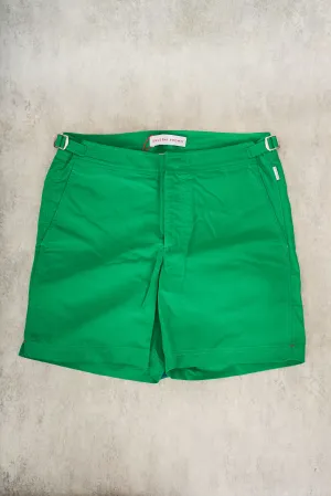 Orlebar Brown Lime Green Mid Length Amazon Swim Shorts