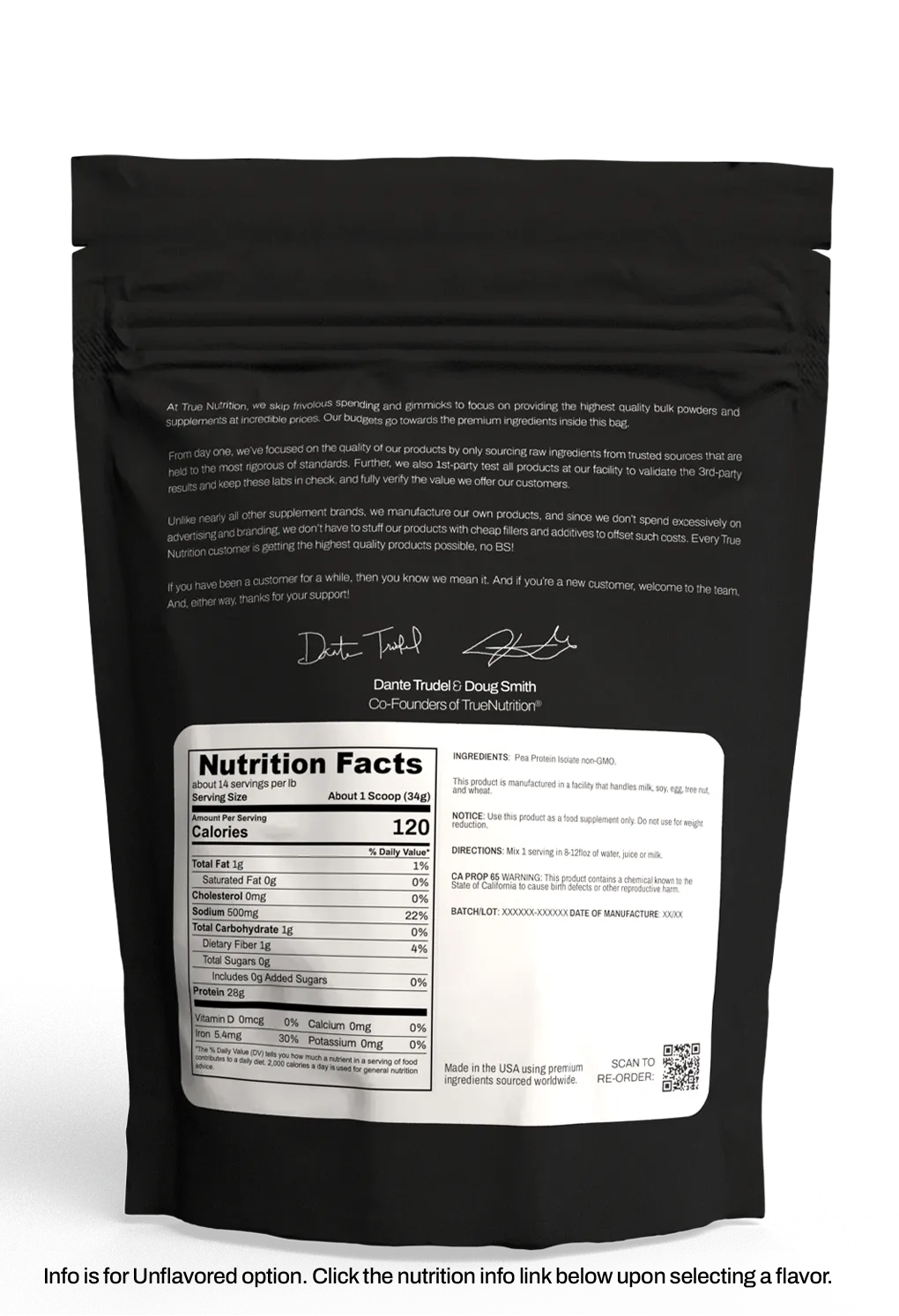 Pea Protein Isolate non-GMO (1lb.)