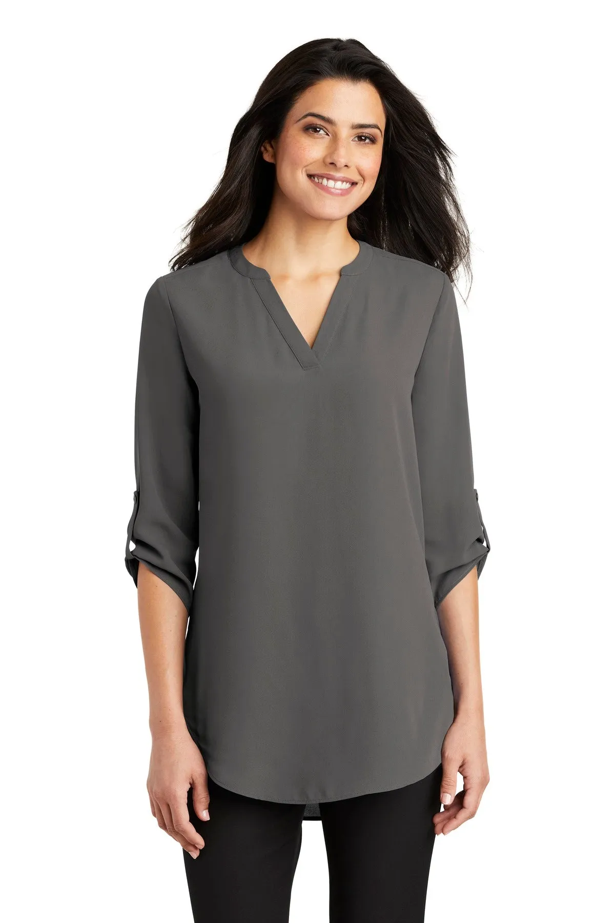 Port Authority® Ladies 3/4-Sleeve Tunic Blouse. LW701