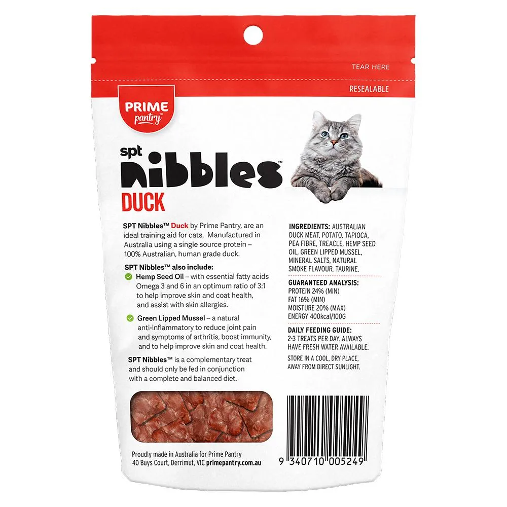 Prime Pantry Cat Nibbles Duck Treats 40g