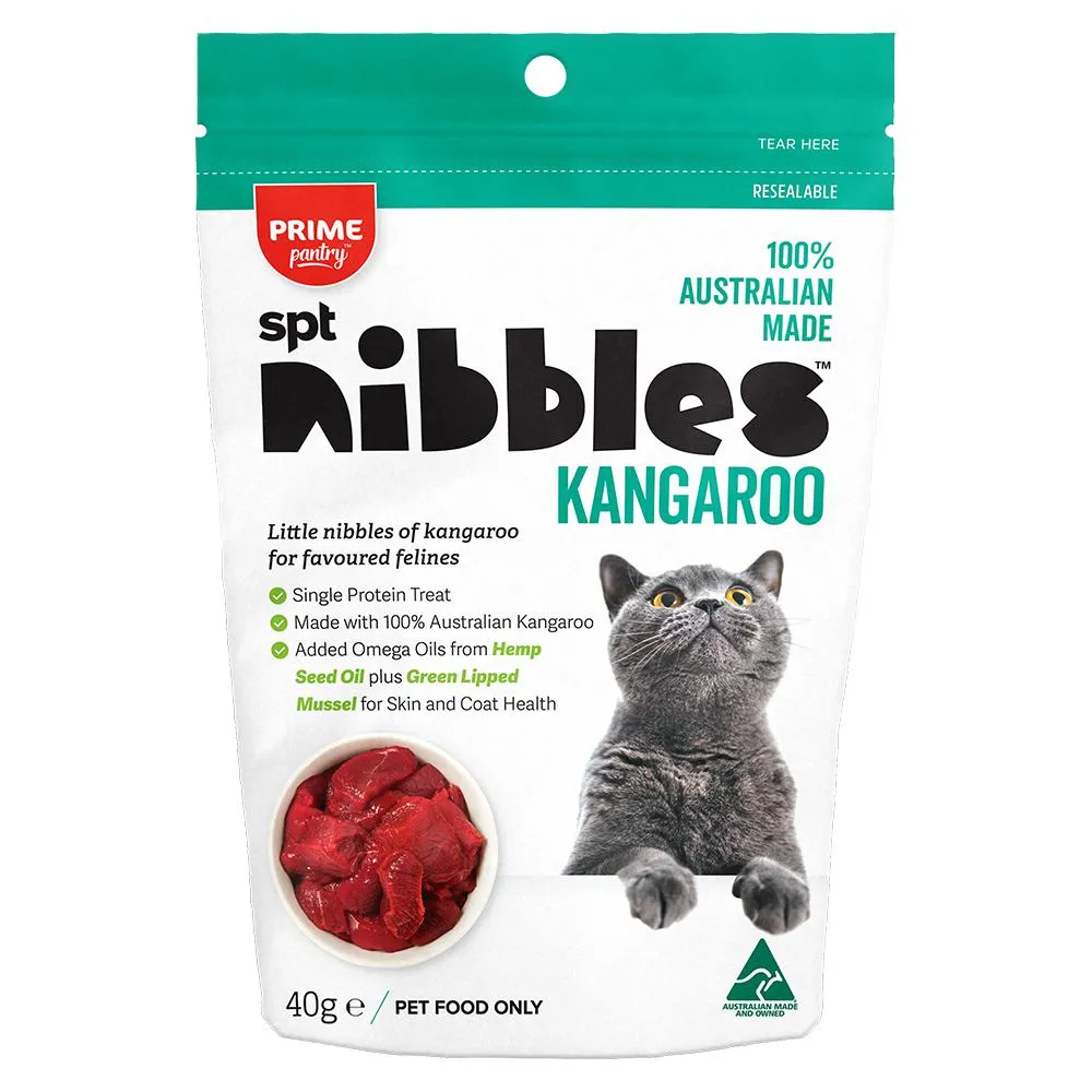 Prime Pantry Cat Nibbles Kangaroo Treats 40g