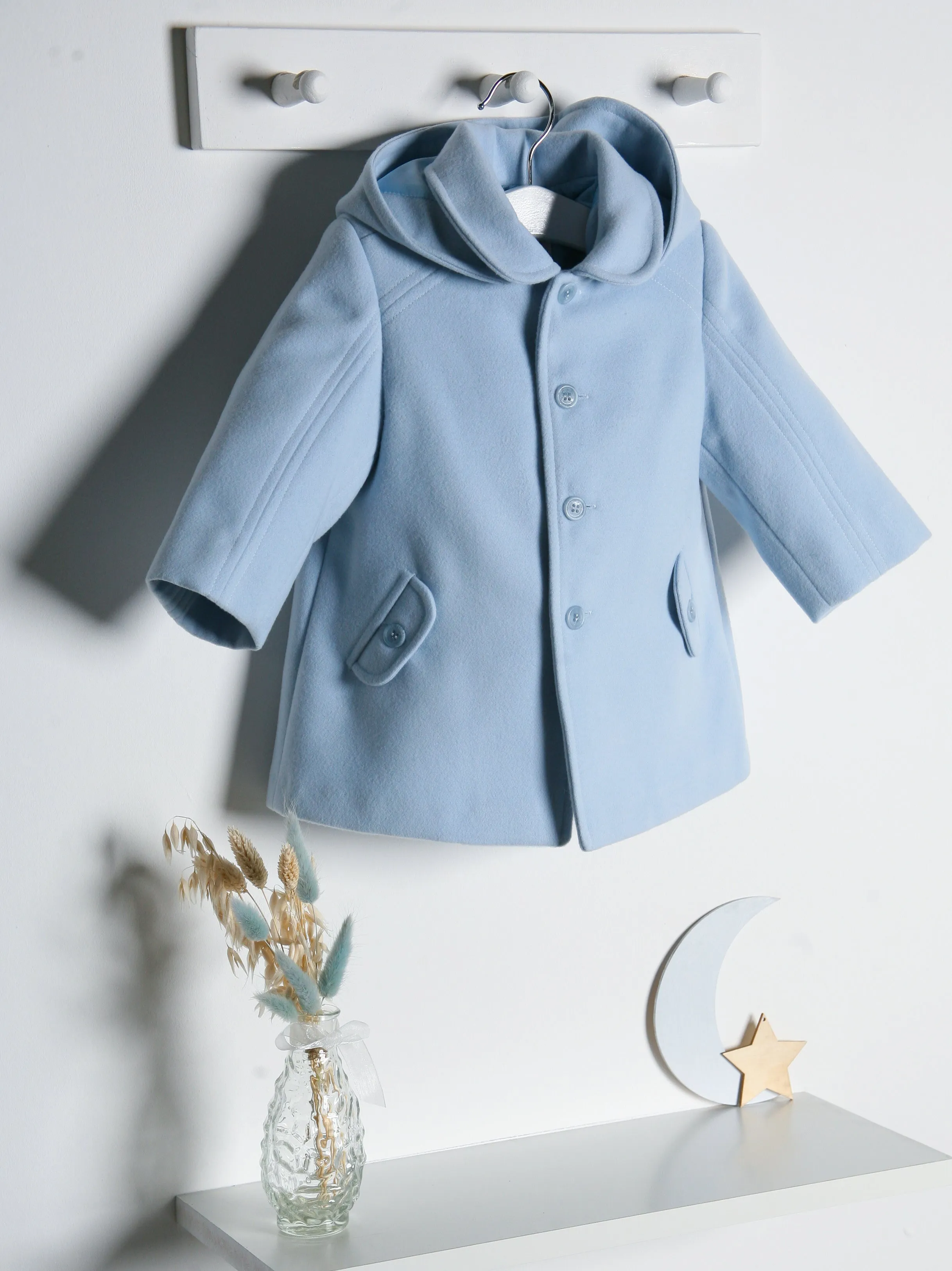 Sarah Louise Blue Traditional Coat