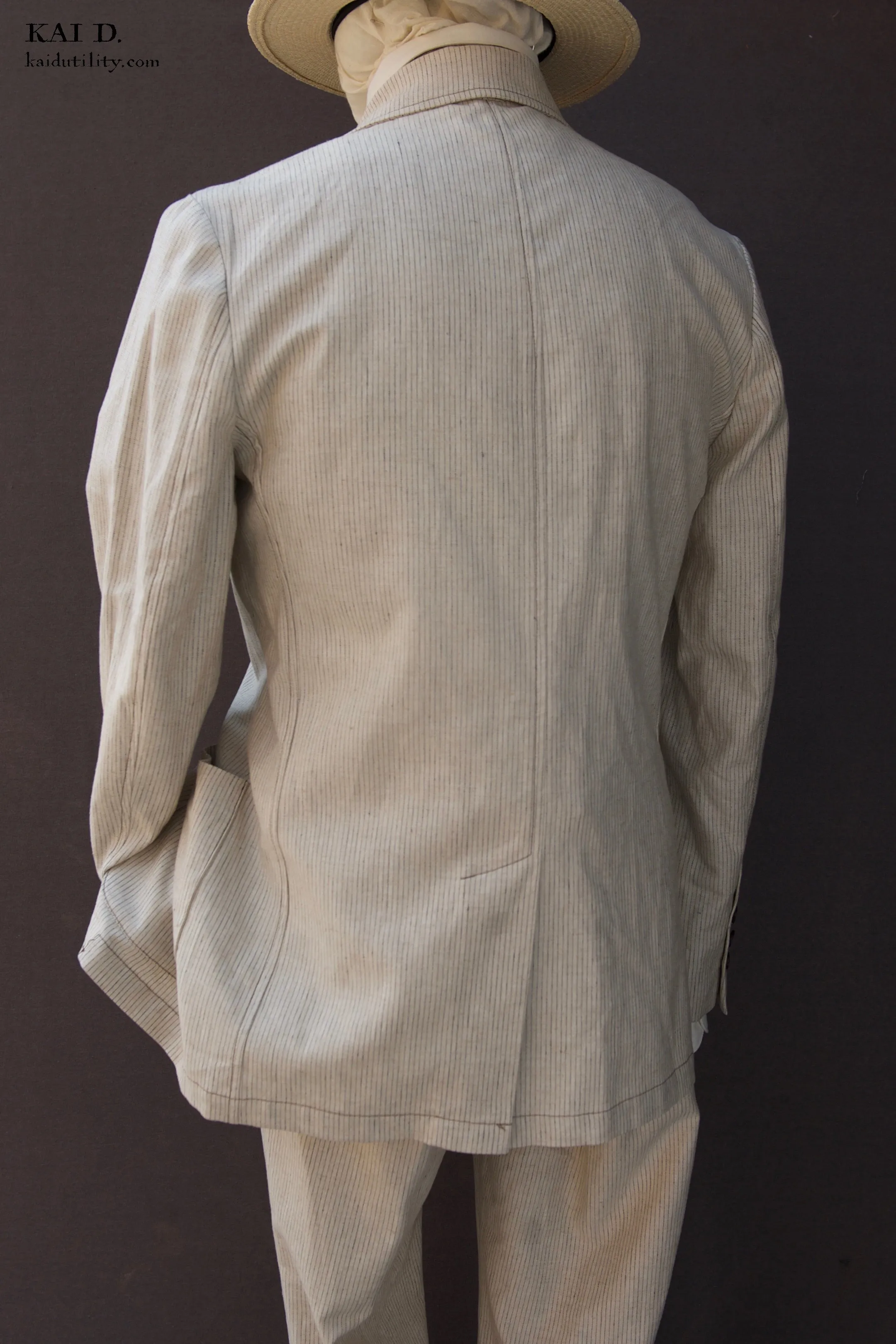 Shoemaker Jacket - Cream Pin - S, M, L