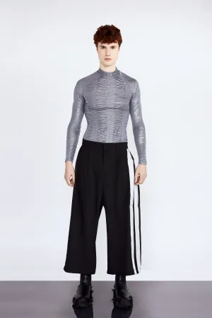 Silver Line Contrast Trousers