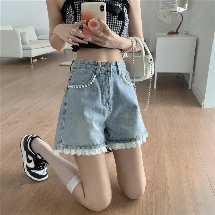 Sweet denim shorts      S346