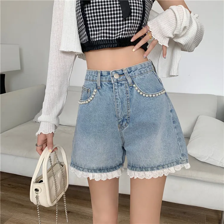 Sweet denim shorts      S346