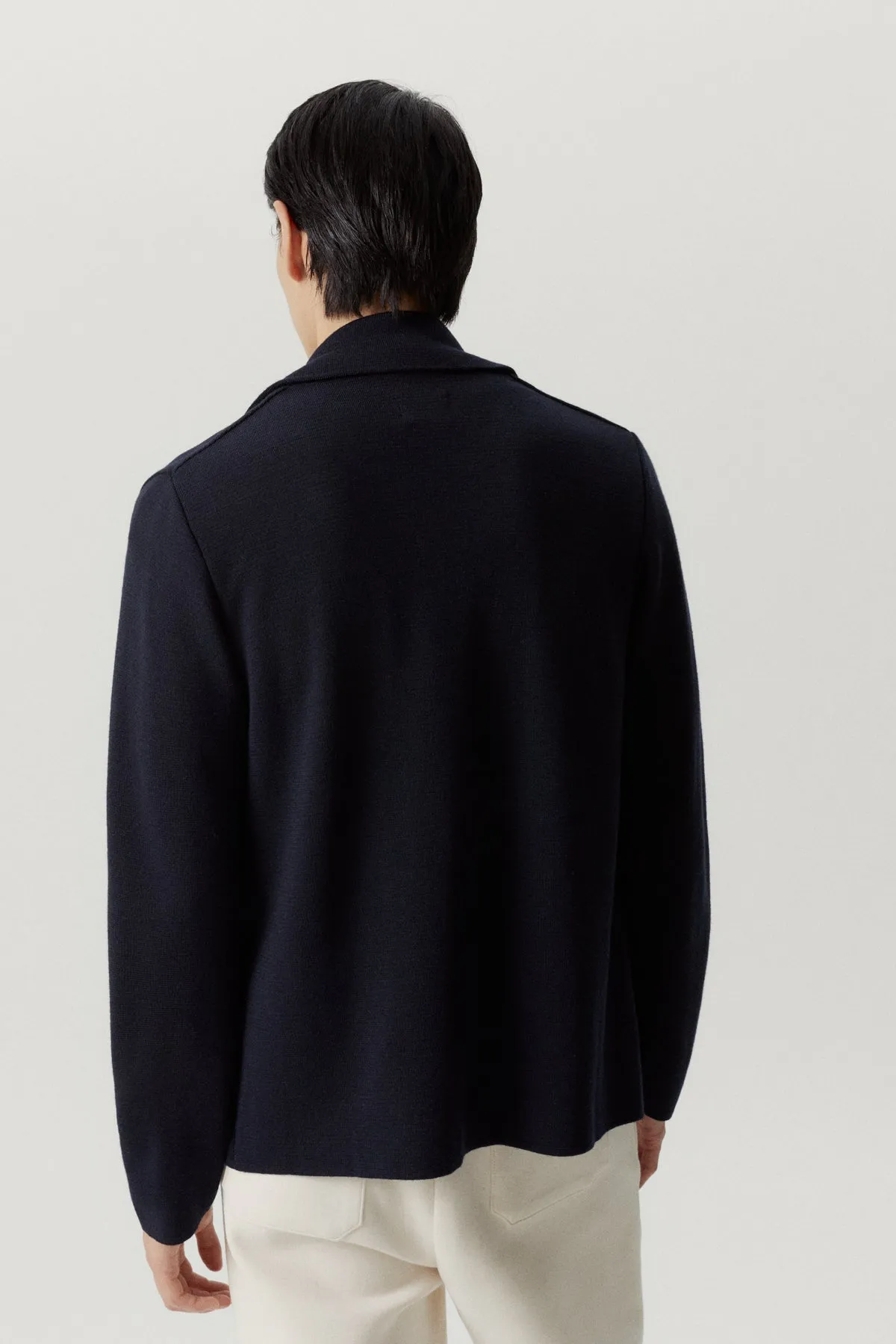 The Merino Wool Knit Blazer