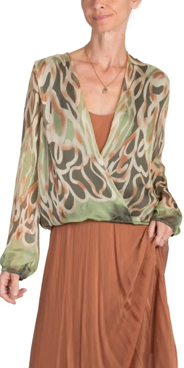 Torino Abstract Blouse