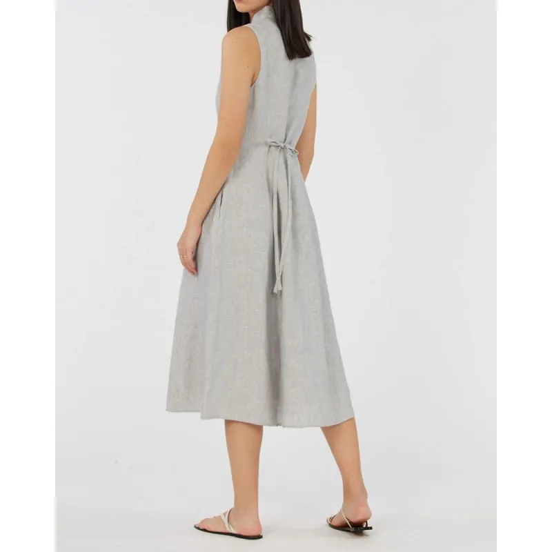 Vento Linen Dress | Cloud