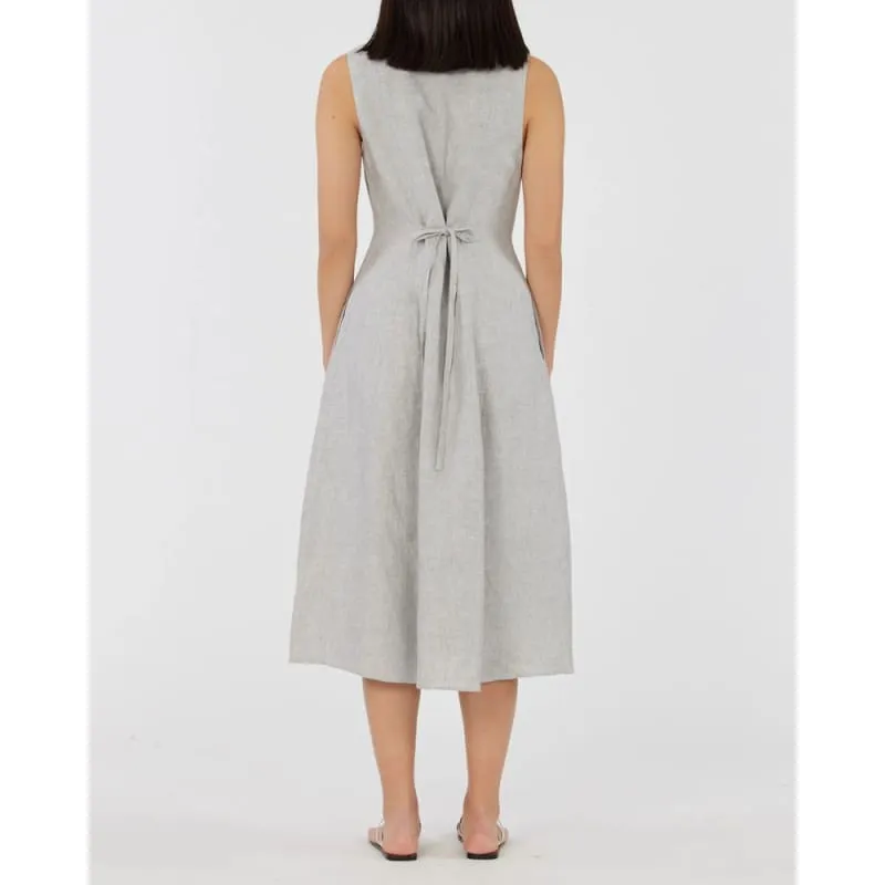 Vento Linen Dress | Cloud