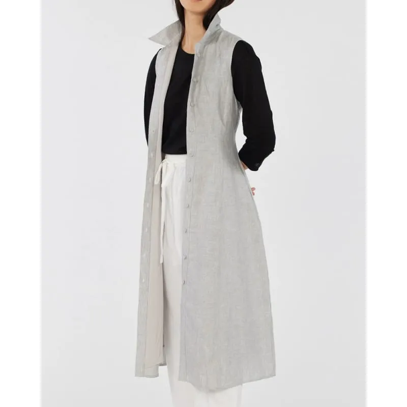 Vento Linen Dress | Cloud