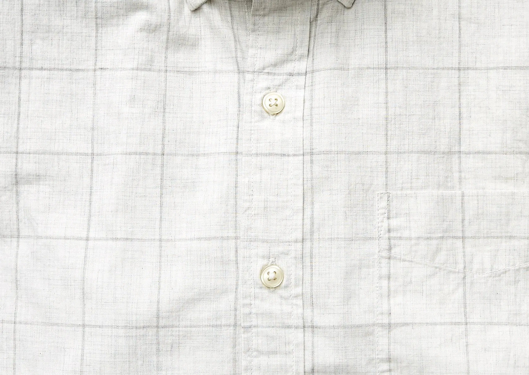 Washed Button Down Shirt - Baldwin Plaid