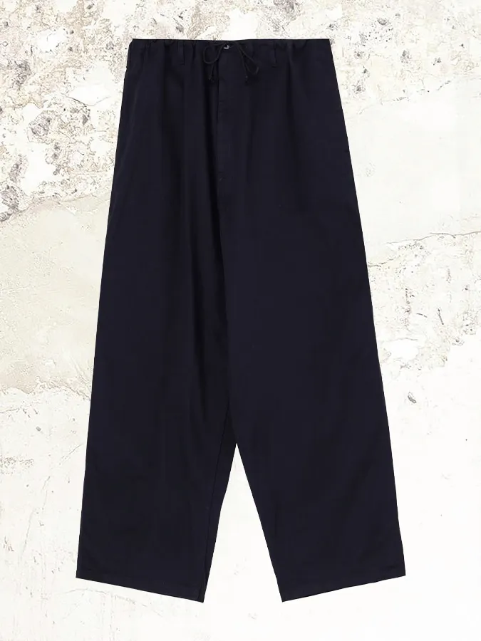 Yohji Yamamoto elasticated waistband workwear trousers